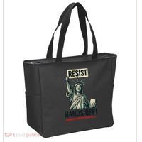Resist Hands Off Tote Bag thumb 2