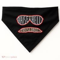 Raise Hell Praise Dale Classic Black USA-Made Doggie Bandana thumb 0
