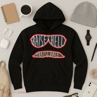 Raise Hell Praise Dale Classic Black Hoodie thumb 3