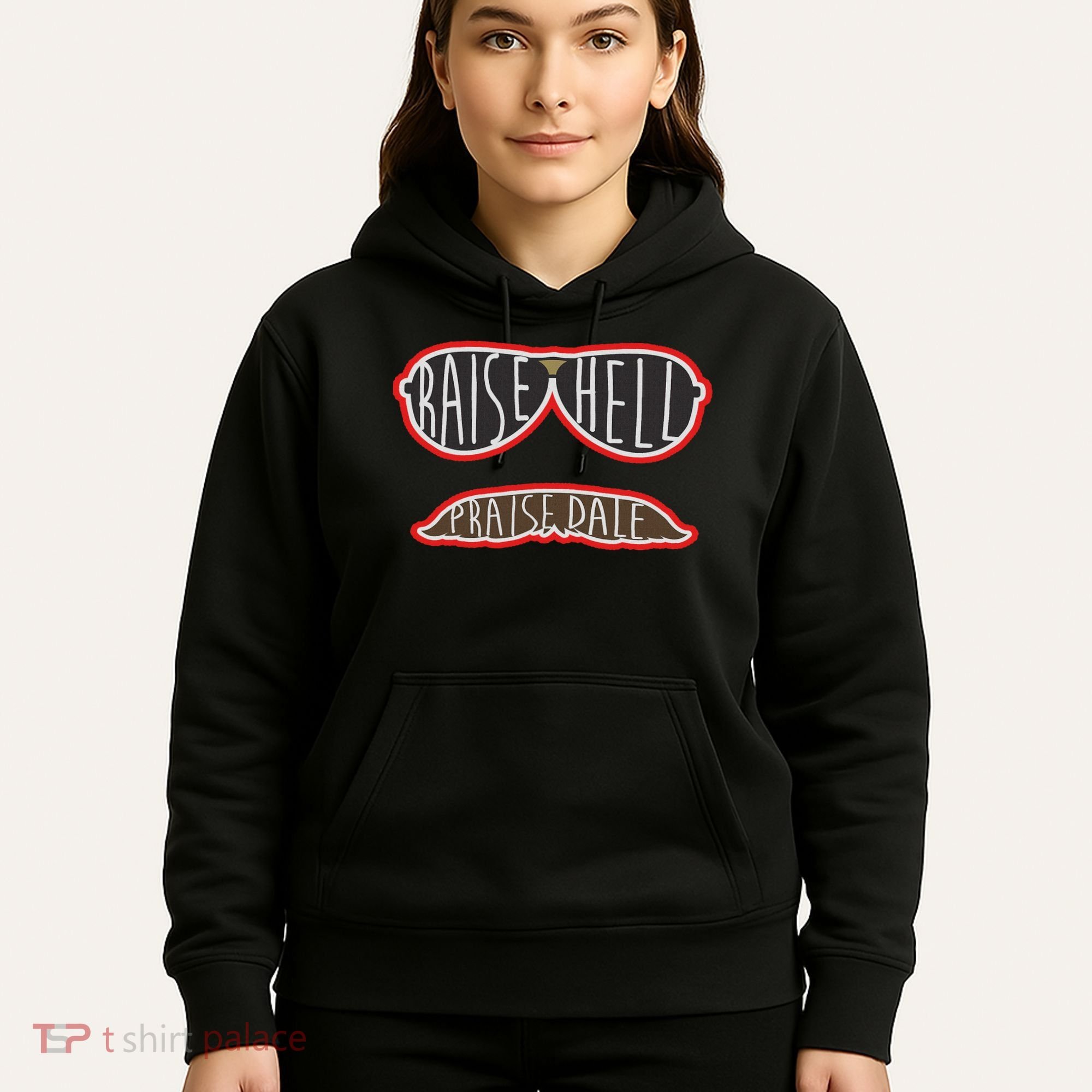 Raise Hell Praise Dale Classic Black Hoodie