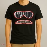 Raise Hell Praise Dale Classic Black T-Shirt thumb 3