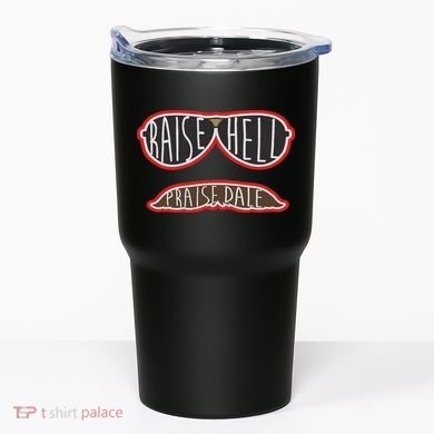 Raise Hell Praise Dale Classic Black Tumbler