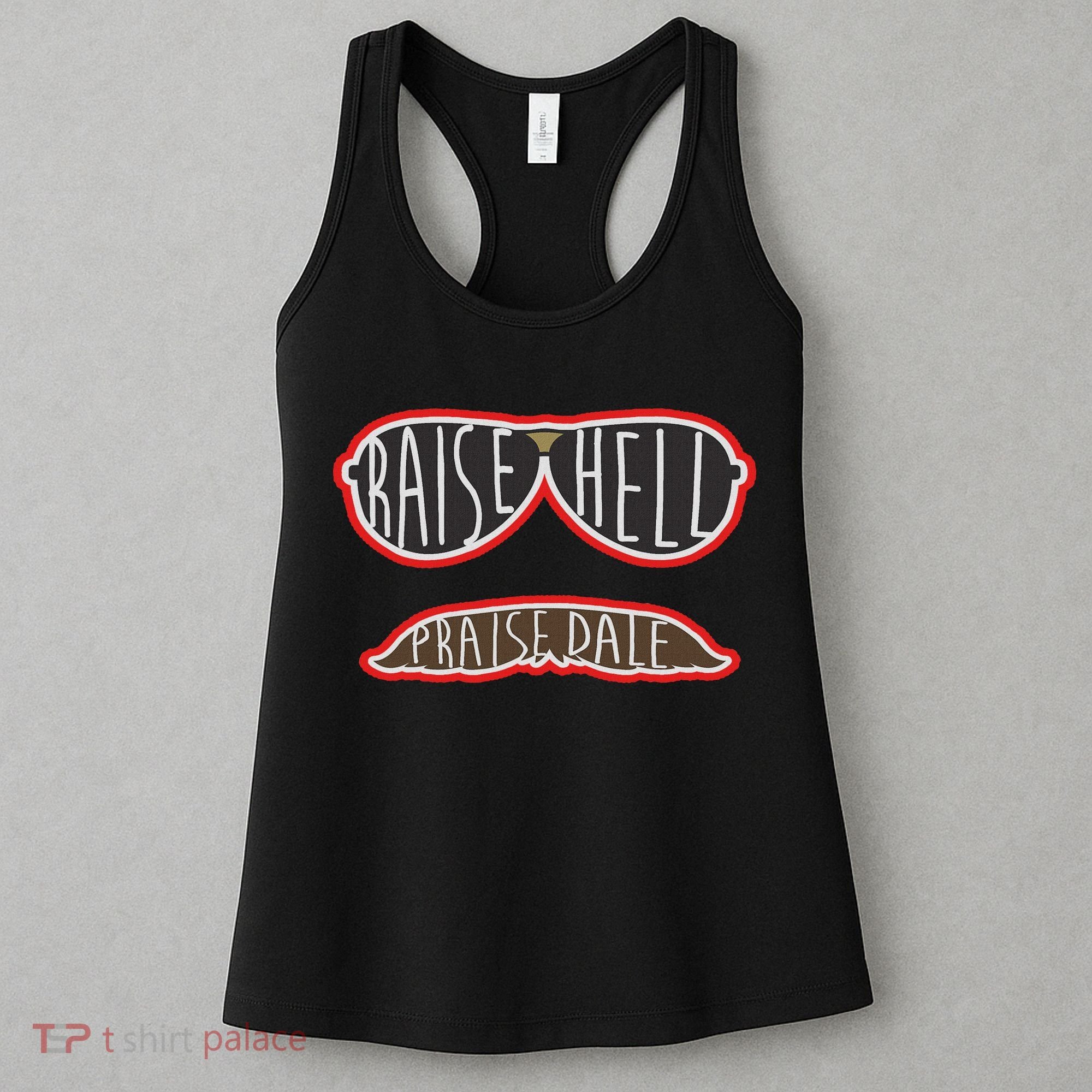 Raise Hell Praise Dale Classic Black Women's Tank Top