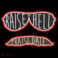 Raise Hell Praise Dale Classic Black Toddler Hoodie thumb 2