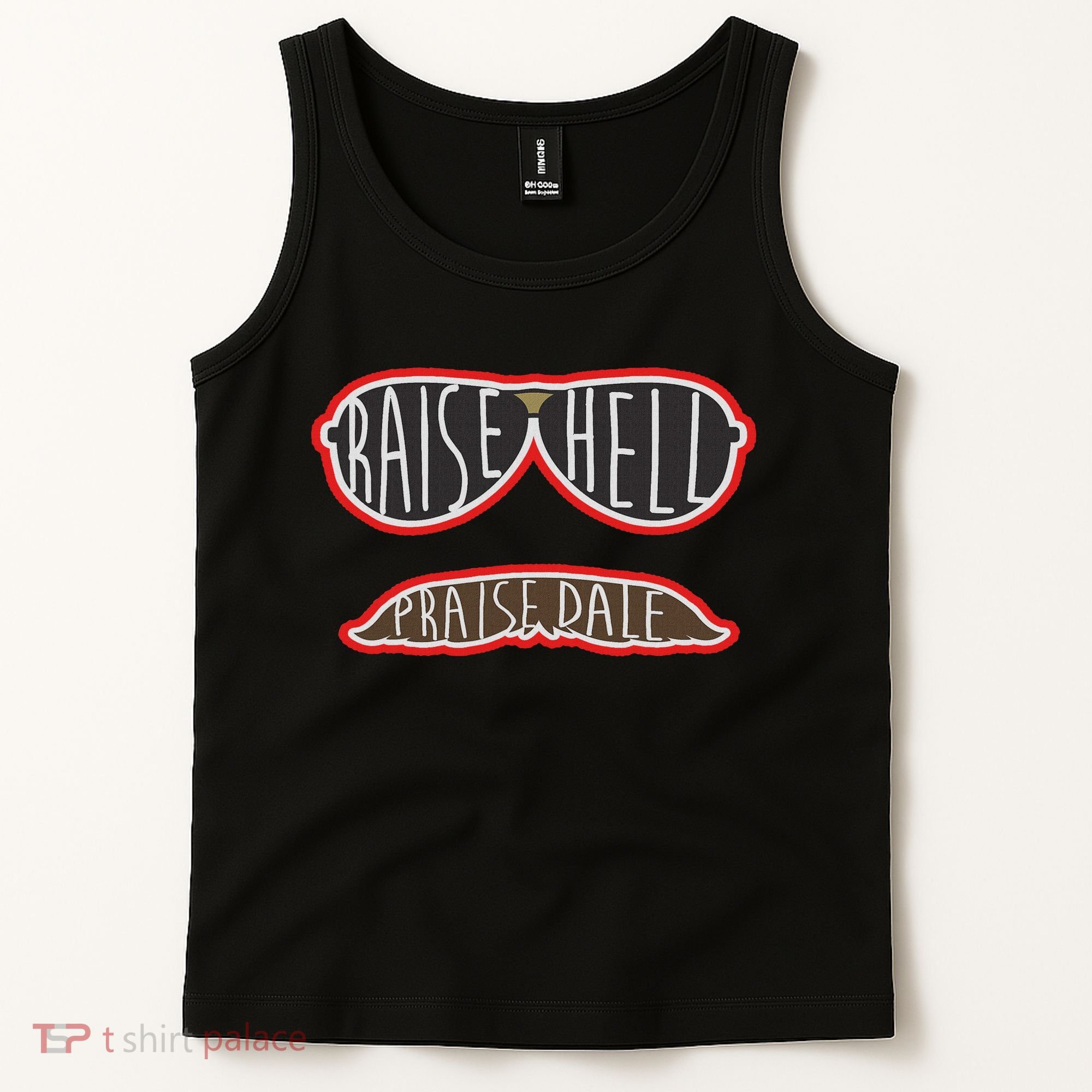Raise Hell Praise Dale Classic Black Tank Top