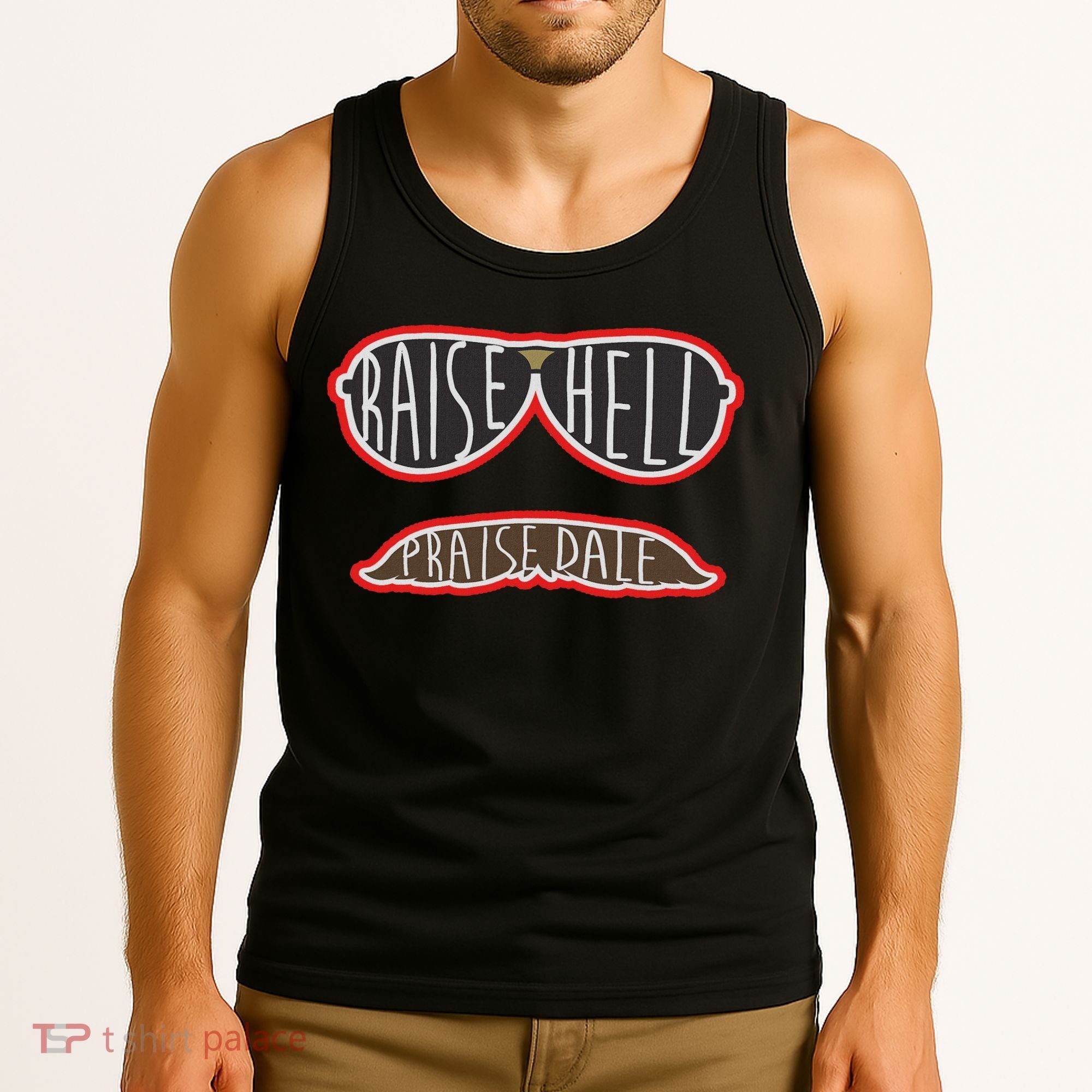 Raise Hell Praise Dale Classic Black Tank Top
