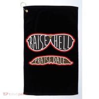 Raise Hell Praise Dale Classic Black Golf Towel thumb 0