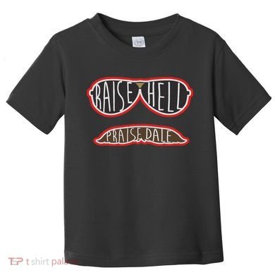 Raise Hell Praise Dale Classic Black Toddler T-Shirt