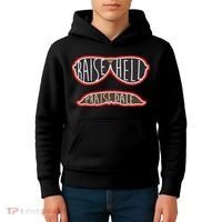 Raise Hell Praise Dale Classic Black Kids Hoodie thumb 4