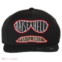 Raise Hell Praise Dale Classic Black Wool Snapback Cap thumb 0