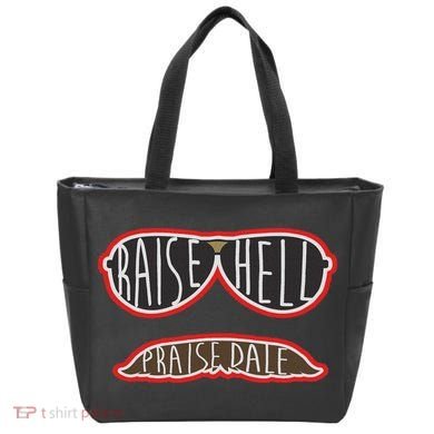Raise Hell Praise Dale Classic Black Tote Bag