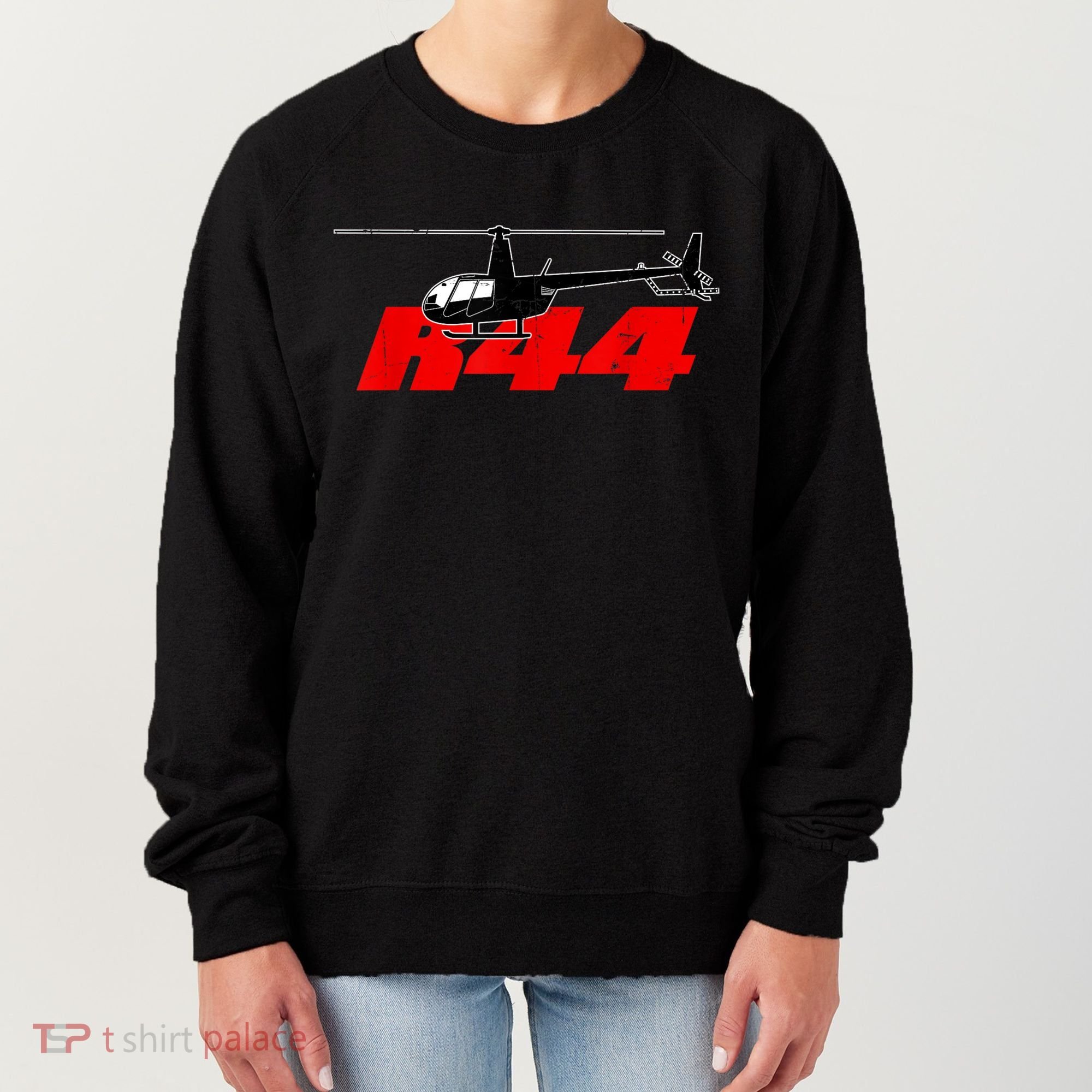 R44 Helicopter Pilot Aviation R44 Helicopter Women's Sweatshirt