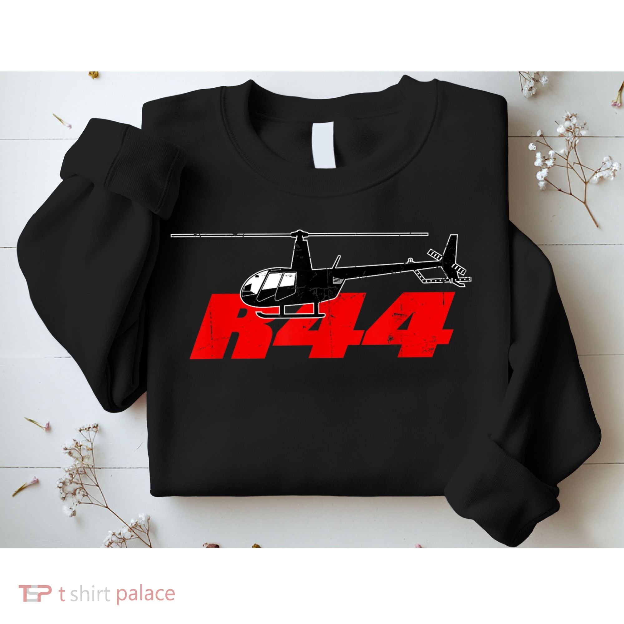 R44 Helicopter Pilot Aviation R44 Helicopter Sweatshirt
