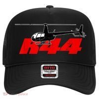 R44 Helicopter Pilot Aviation R44 Helicopter Hat thumb 0