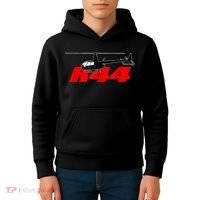 R44 Helicopter Pilot Aviation R44 Helicopter Kids Hoodie thumb 4