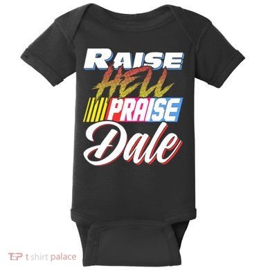Raise Hell Praise Dale Retro Vintage Baby Bodysuit