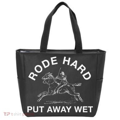 Rode Hard Put Away Wet Tote Bag