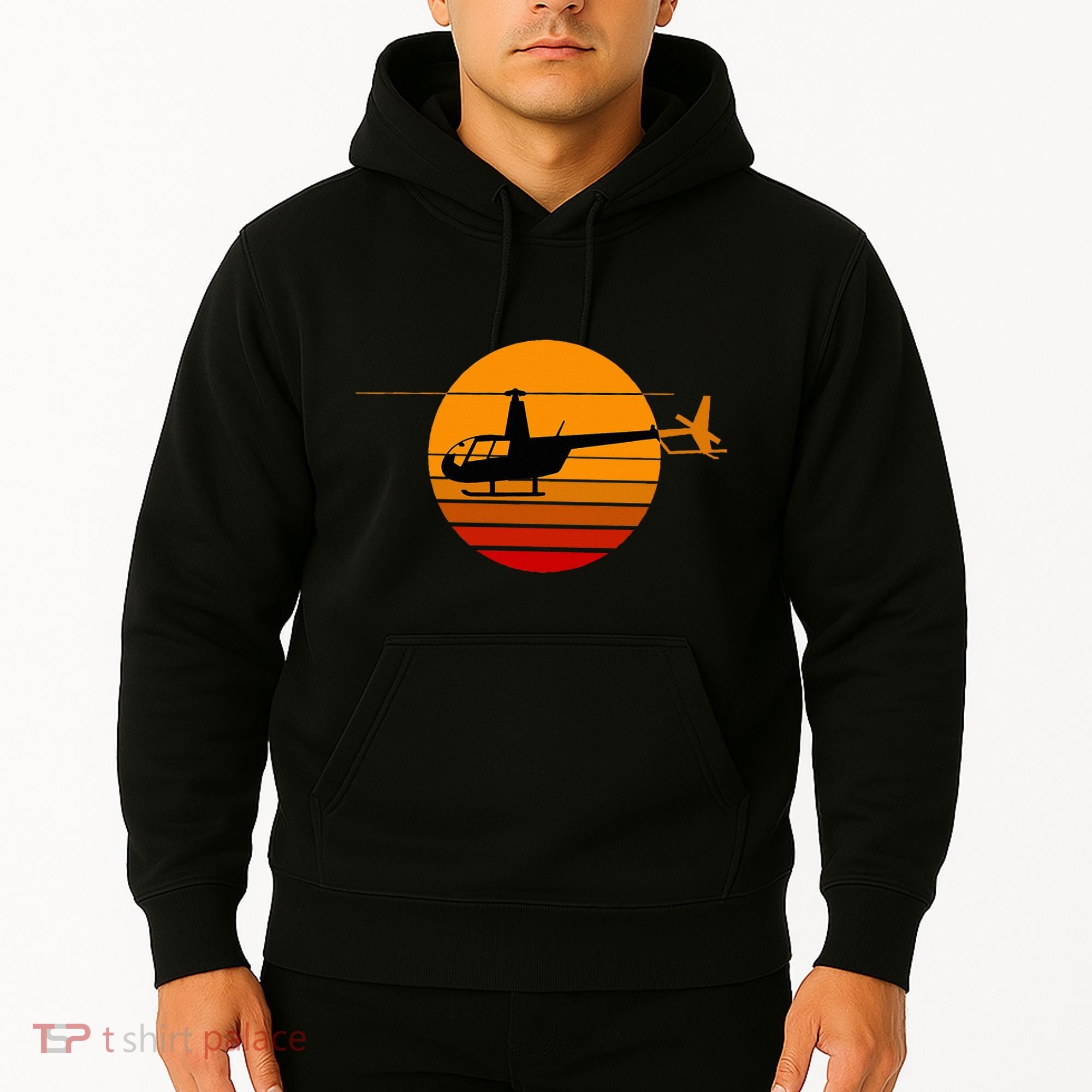 R44 Helicopter Pilot Aviation R44 Helicopter Hoodie