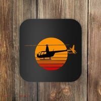 R44 Helicopter Pilot Aviation R44 Helicopter Coaster thumb 0