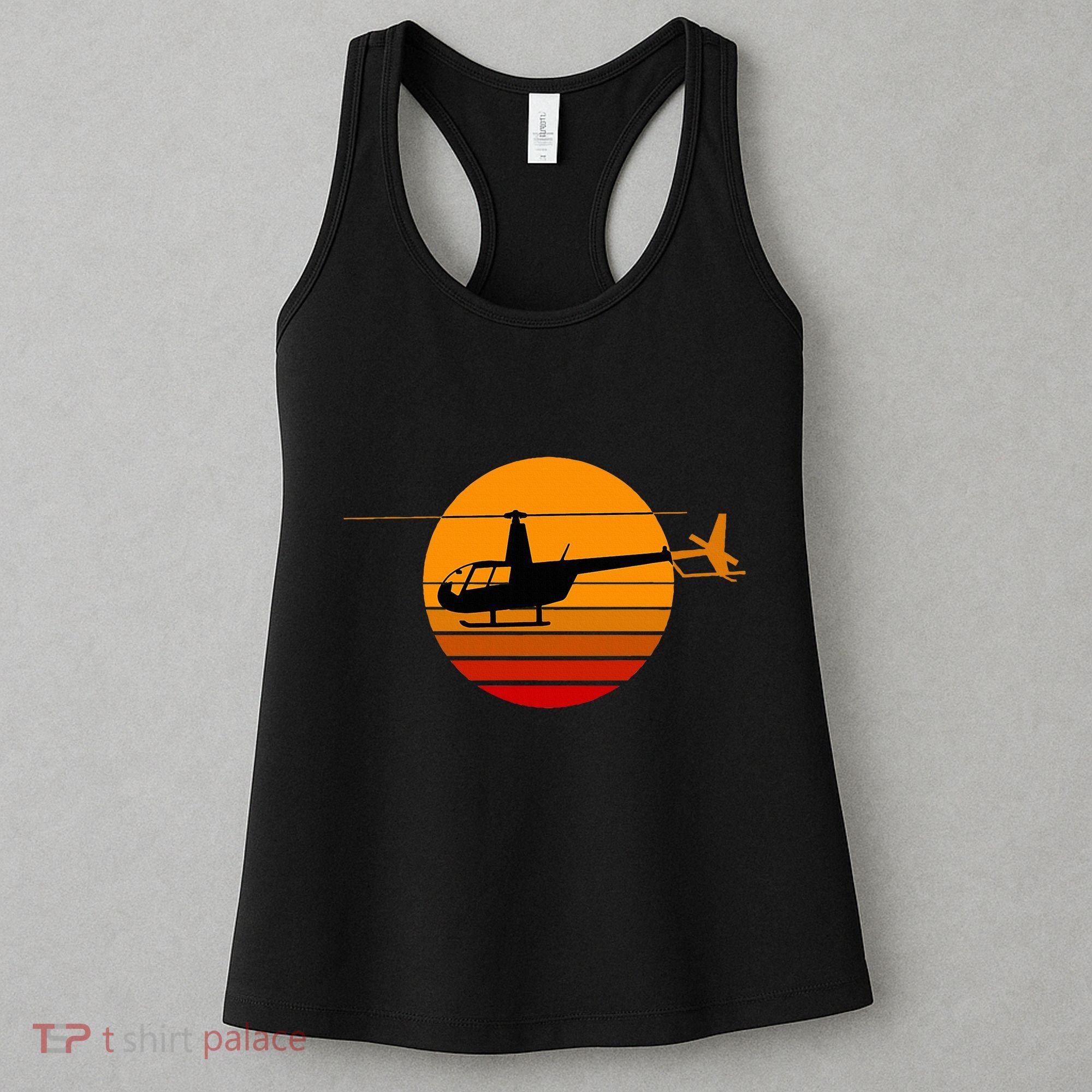 R44 Helicopter Pilot Aviation R44 Helicopter Women's Tank Top