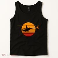 R44 Helicopter Pilot Aviation R44 Helicopter Tank Top thumb 2