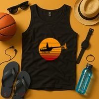R44 Helicopter Pilot Aviation R44 Helicopter Tank Top thumb 4