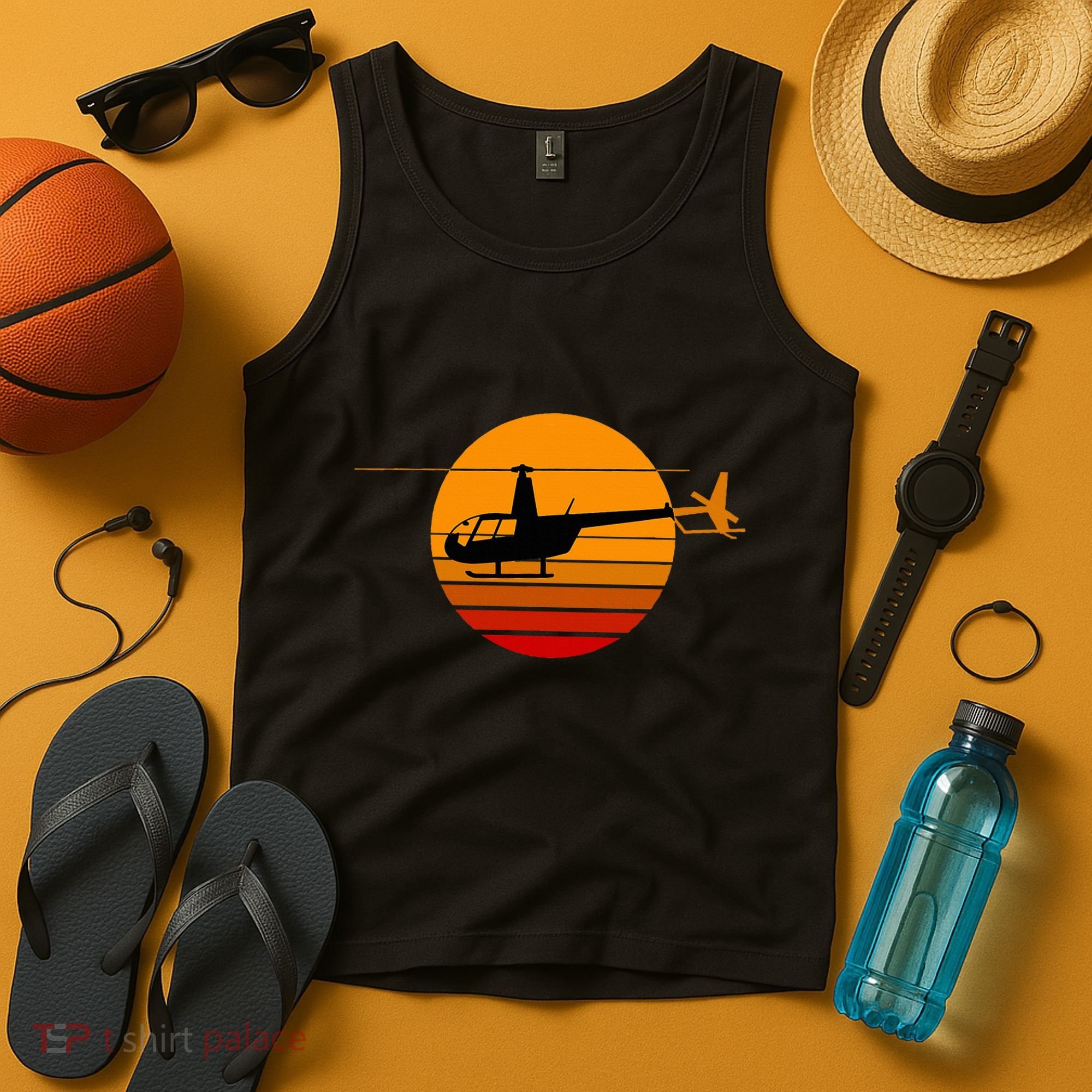 R44 Helicopter Pilot Aviation R44 Helicopter Tank Top