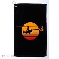 R44 Helicopter Pilot Aviation R44 Helicopter Golf Towel thumb 0