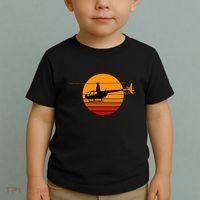 R44 Helicopter Pilot Aviation R44 Helicopter Toddler T-Shirt thumb 2