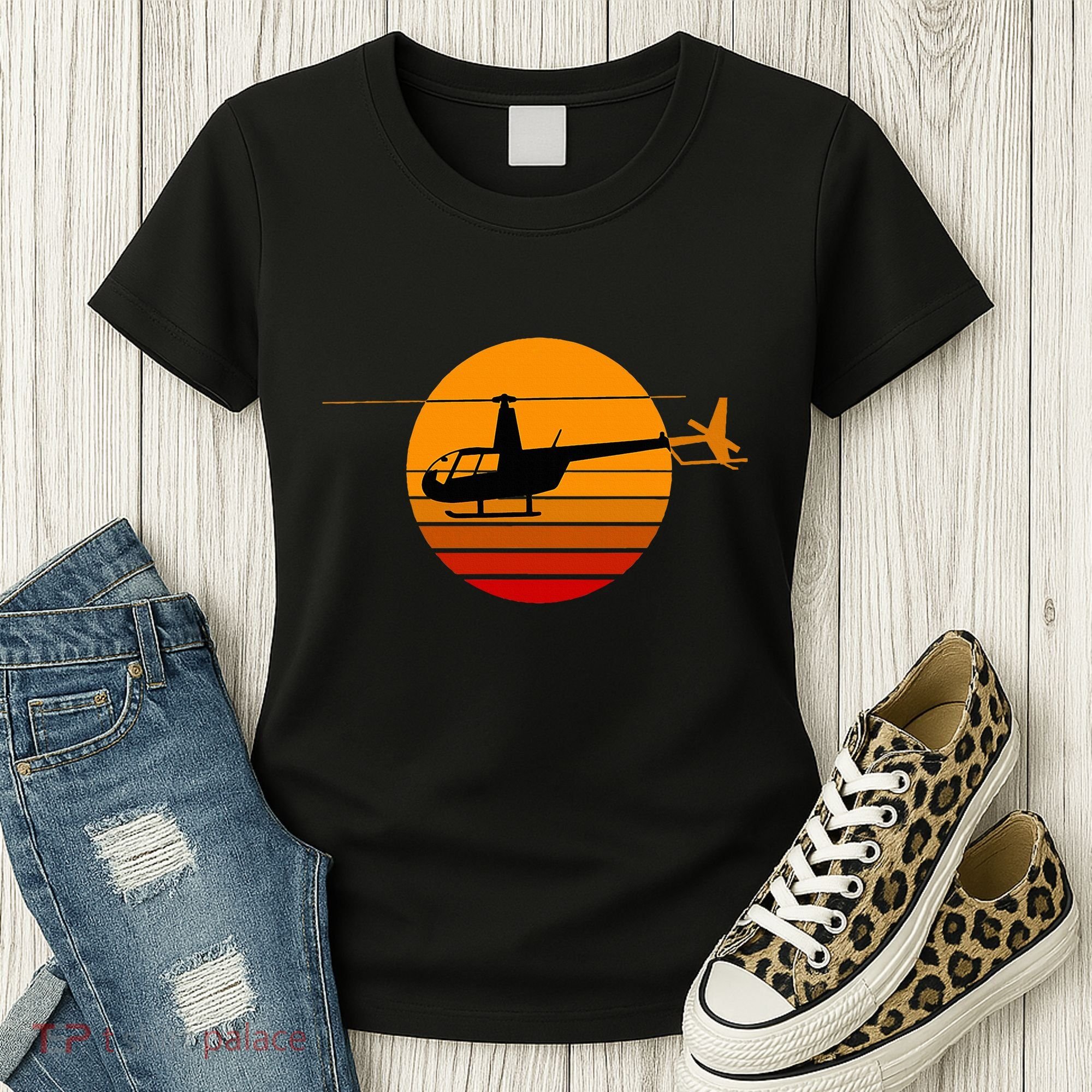 R44 Helicopter Pilot Aviation R44 Helicopter Women's T-Shirt