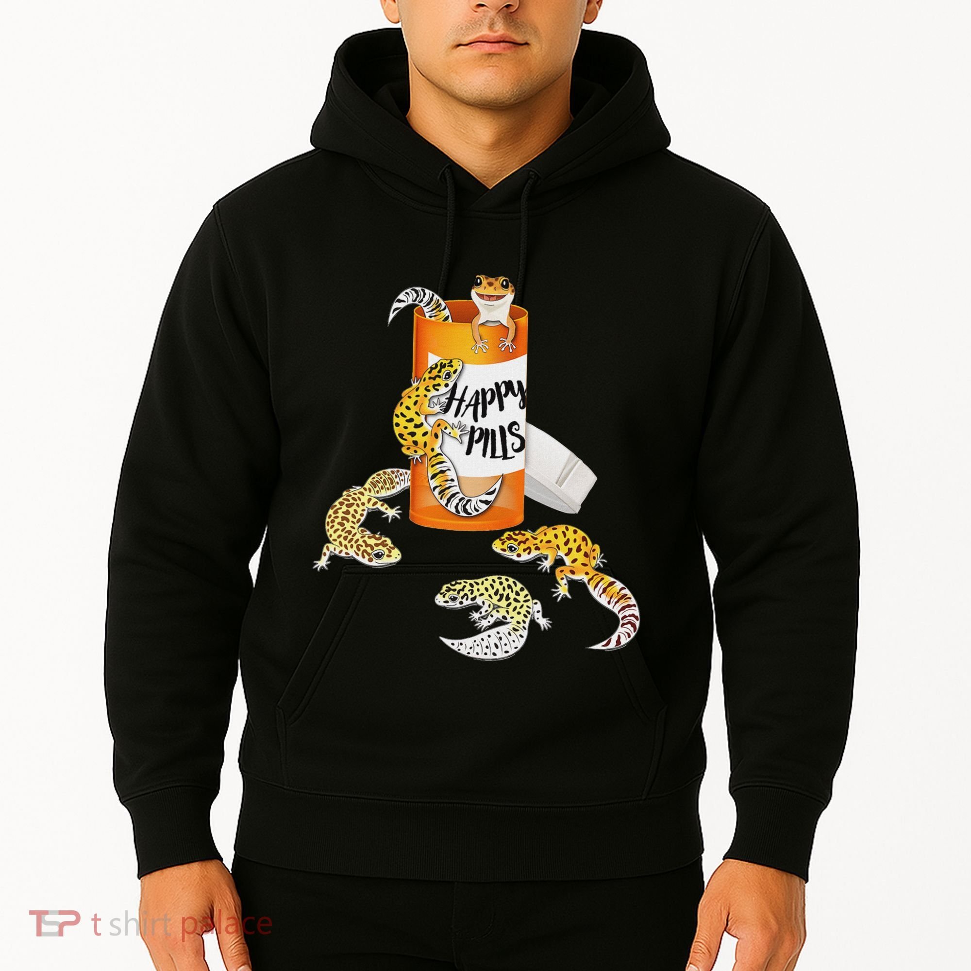 Reptile Happy Pills Leopard Gecko Lover Hoodie