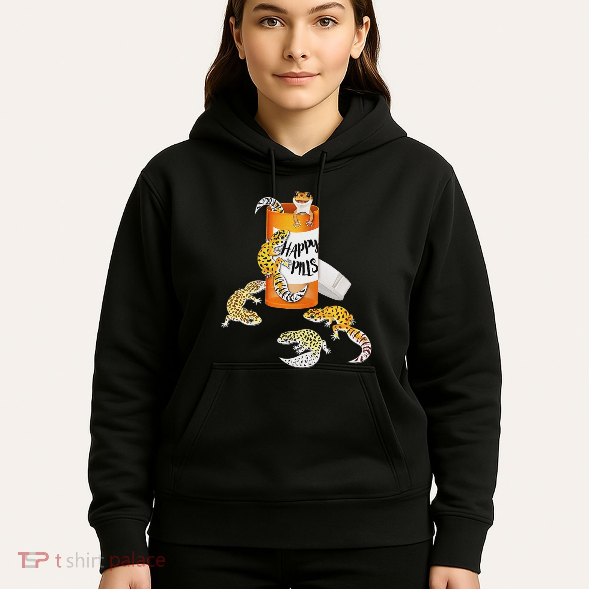 Reptile Happy Pills Leopard Gecko Lover Hoodie