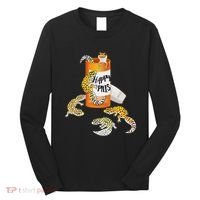 Reptile Happy Pills Leopard Gecko Lover Long Sleeve Shirt thumb 0