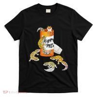 Reptile Happy Pills Leopard Gecko Lover T-Shirt thumb 0
