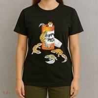 Reptile Happy Pills Leopard Gecko Lover T-Shirt thumb 4
