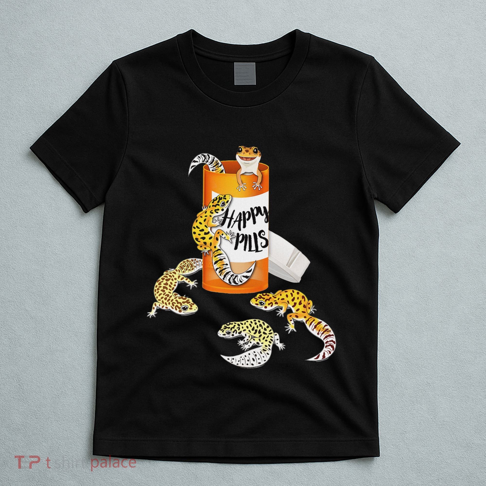 Reptile Happy Pills Leopard Gecko Lover T-Shirt