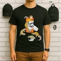 Reptile Happy Pills Leopard Gecko Lover T-Shirt thumb 6