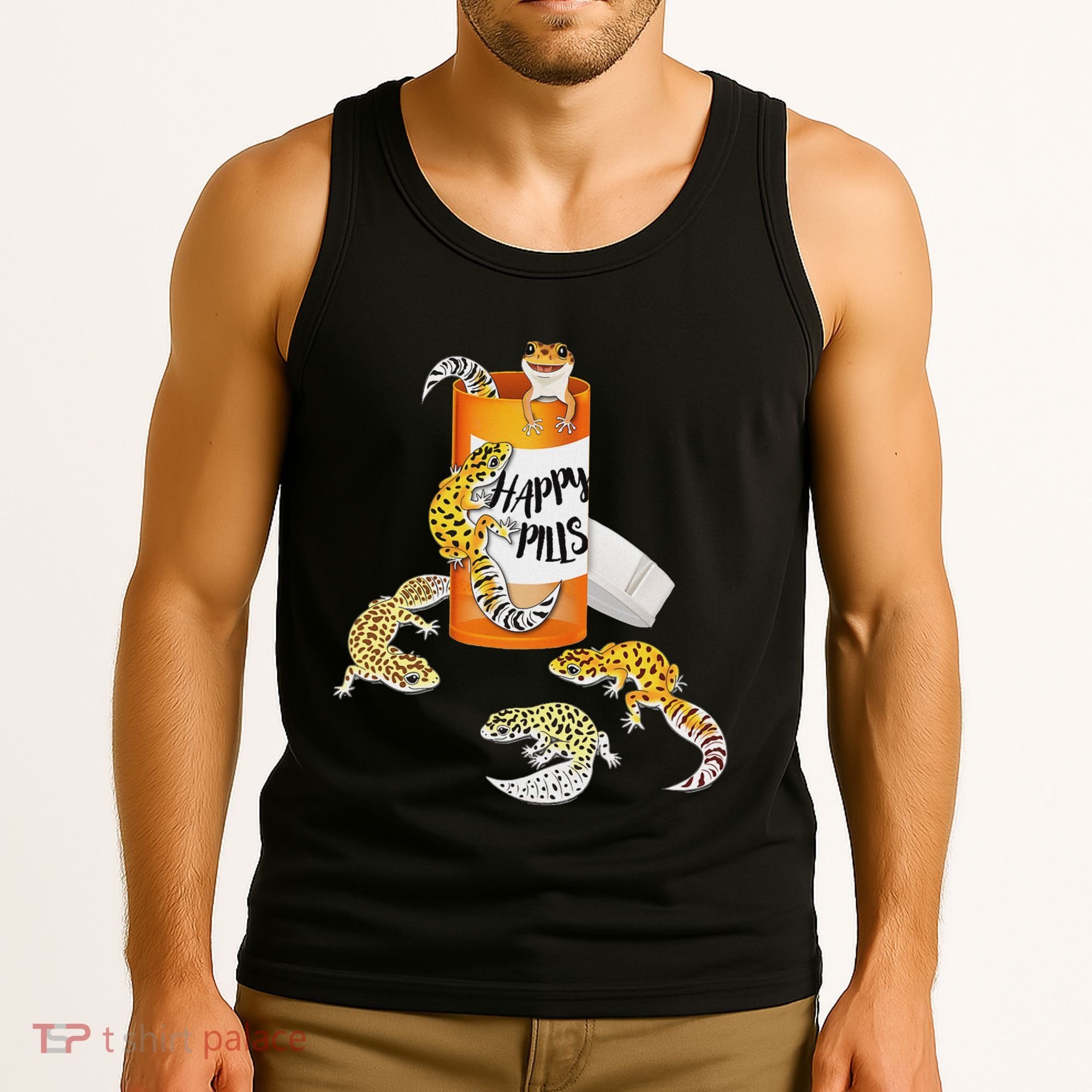 Reptile Happy Pills Leopard Gecko Lover Tank Top