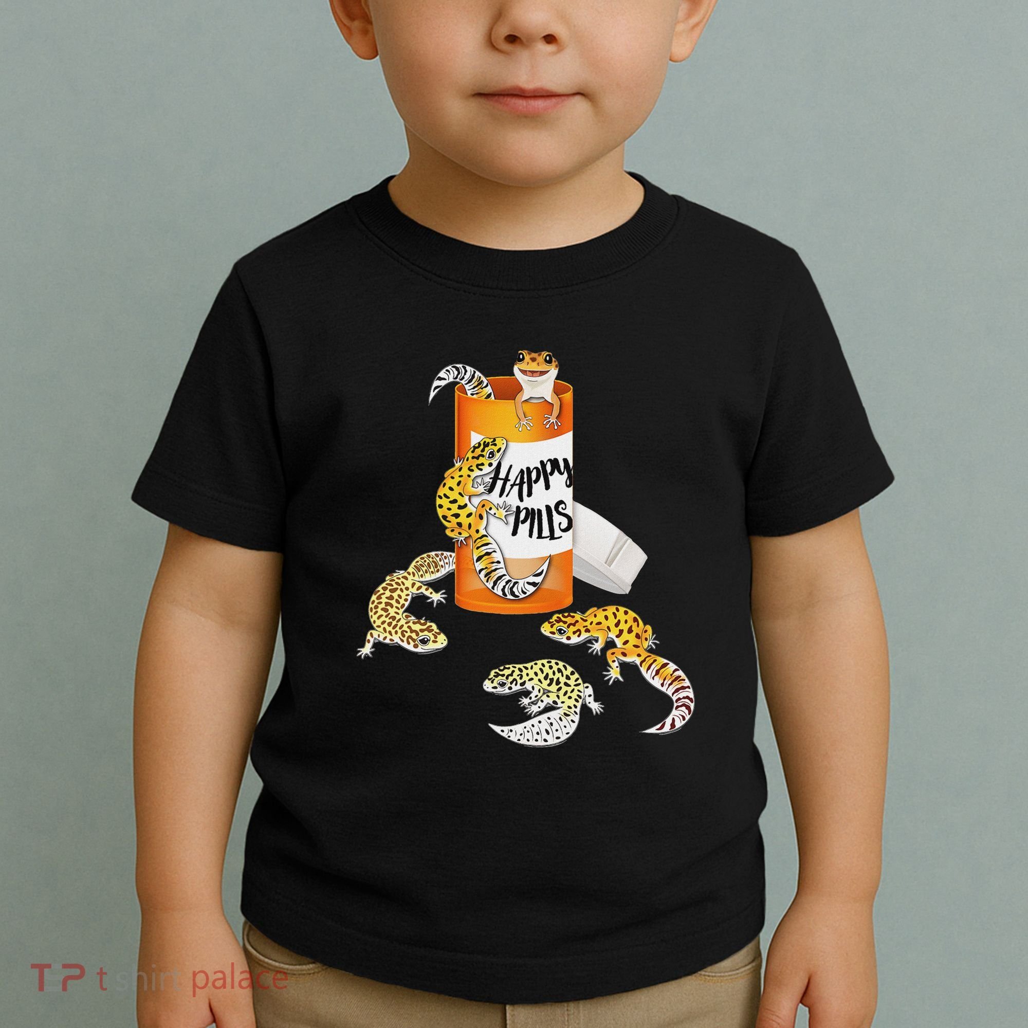 Reptile Happy Pills Leopard Gecko Lover Toddler T-Shirt