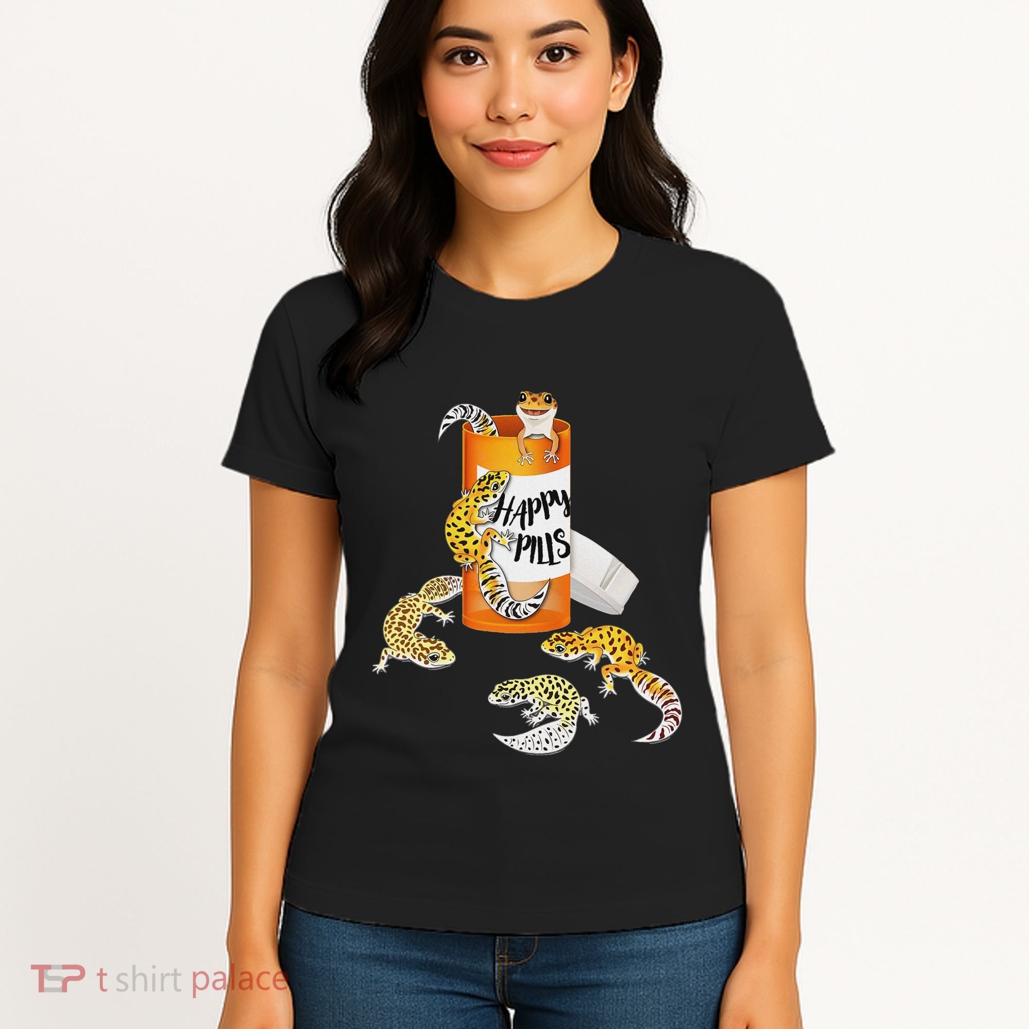 Reptile Happy Pills Leopard Gecko Lover Women's T-Shirt