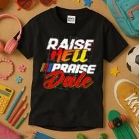 Raise Hell Praise Dale Kids T-Shirt thumb 3