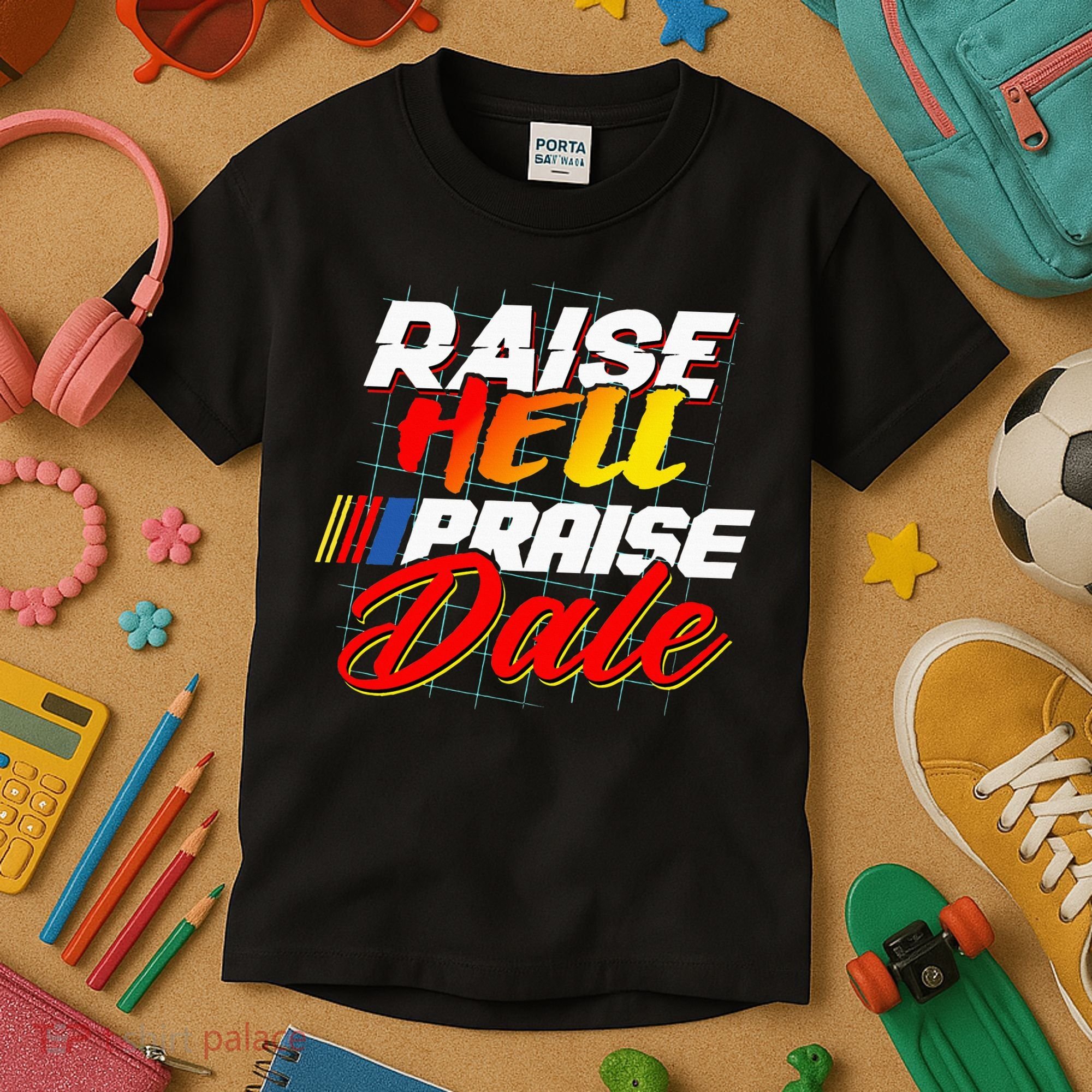 Raise Hell Praise Dale Kids T-Shirt