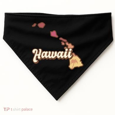 Retro Hawaii USA-Made Doggie Bandana