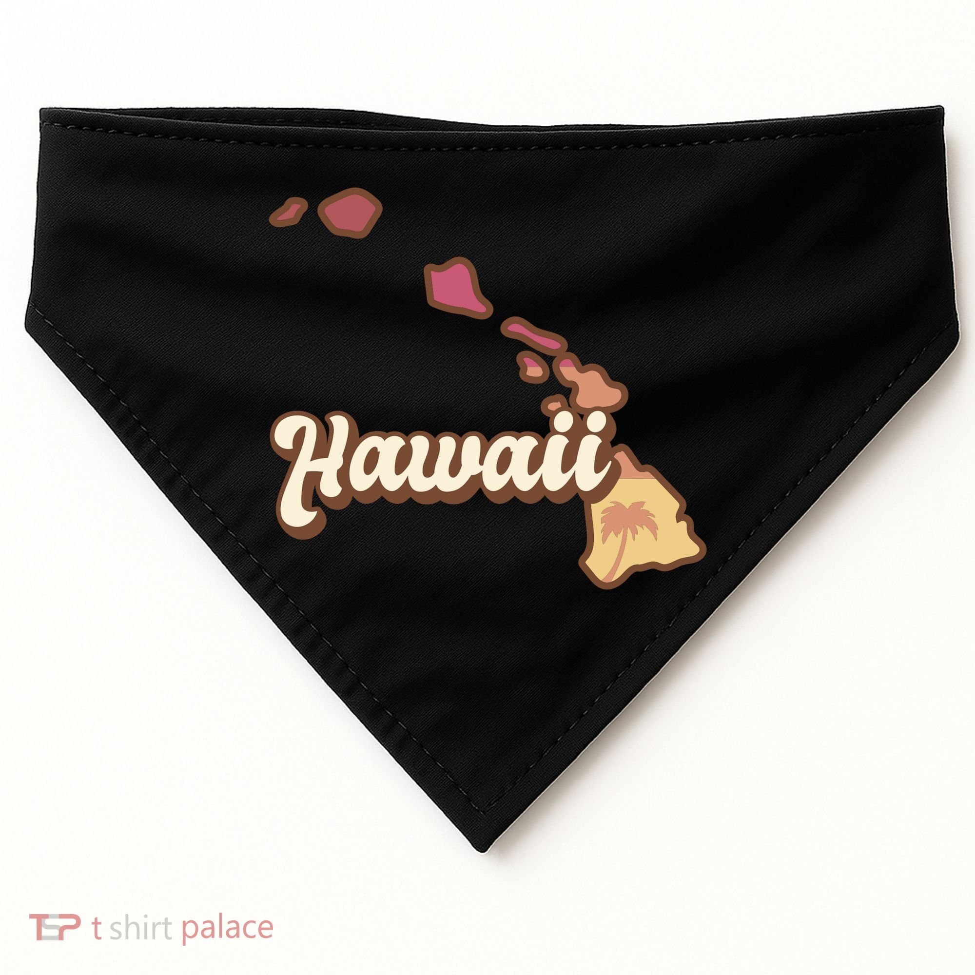 Retro Hawaii USA-Made Doggie Bandana