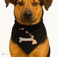 Retro Hawaii USA-Made Doggie Bandana thumb 1