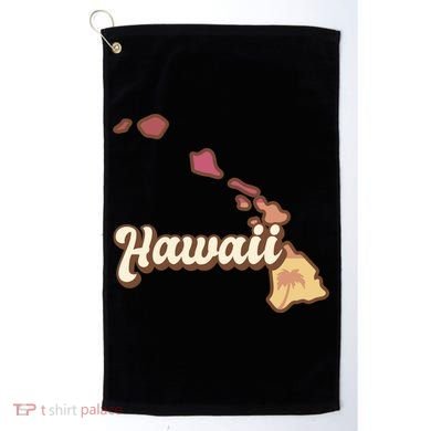 Retro Hawaii Golf Towel