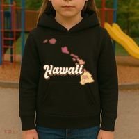 Retro Hawaii Kids Hoodie thumb 3