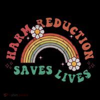 Retro Harm Reduction Saves Lives Overdose Awareness Rainbow Coffee Mug thumb 5