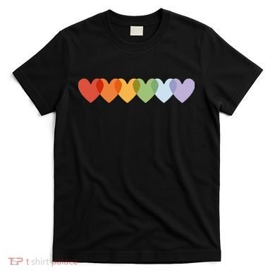 Rainbow Hearts T-Shirt