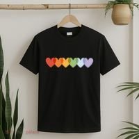 Rainbow Hearts T-Shirt thumb 2